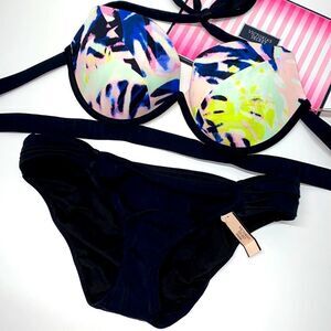 🔥VICTORIA SECRET SWIMSUIT 2 pc 36C push-up //Medium New #8